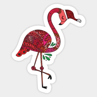 Hello December, Hello Flamingo, Sticker